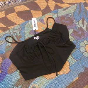 Garage Black ‘Whitney Bustier’ Corset Tank Top